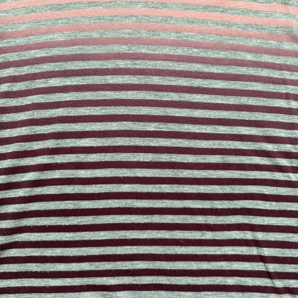 Juicy Couture Gray and Mauve Striped T-shirt size Small Women - Picture 2 of 6